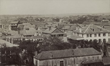 Cityscape during American Civil War, Charleston, South Carolina, USA, 1860's