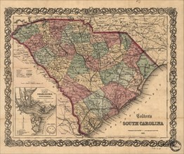 Colton's South Carolina 1865, J.H. Colton