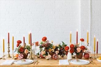 Red, Yellow and Pink Tabletop Decor