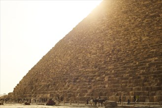 Pyramid of Giza, Exterior Detail, Egypt