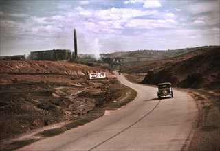 Copper Mining and Sulfuric Acid Plant, Copperhill, Tennessee, USA, Marion Post Wolcott, Office of War Information, September 1939