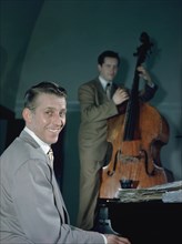 Portrait of Stan Kenton and Eddie Safranski, William P. Gottlieb Collection, 1947