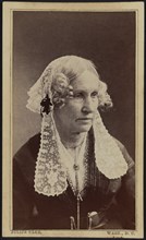 Mary Ann Donaldson (1798-1881), Active in American Missionary Association, taught Freed Slaves, Head and Shoulders Portrait by Julius Ulke, 1875