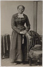 Harriet Tubman (1820-1913), American Abolitionist, Full-Length Standing Portrait with Hands resting on Chair by Harvey B. Lindsley, early 1870's