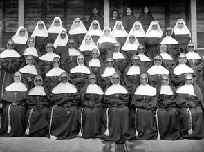 Sisters of the Holy Family, Portrait, New Orleans, Louisiana, USA, W.E.B. DuBois Collection, 1899