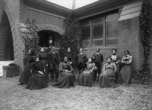 Practice School Teachers, Portrait, Howard University, Washington DC, USA, 1900