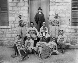 African American Baseball Players, Morris Brown College, Atlanta, Georgia, USA, W.E.B. DuBois Collection, 1900