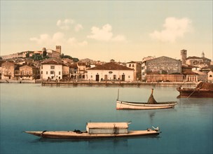 General View, Desenzano, Lake Garda, Italy, Photochrome Print, Detroit Publishing Company, 1900