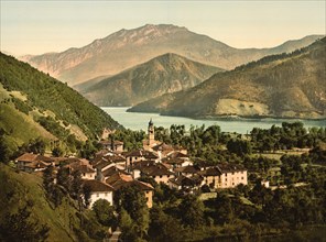 Pieve di Ledro, Lake Garda, Italy, Photochrome Print, Detroit Publishing Company, 1900