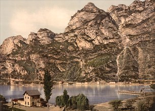 Ponale Road, Riva del Garda, Lake Garda, Italy, Photochrome Print, Detroit Publishing Company, 1900