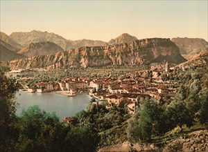 General View, Torbolo (Torbole), Lake Garda, Italy, Photochrome Print, Detroit Publishing Company, 1900