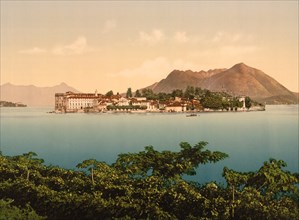 Isola Bella, Lake Maggiore, Italy, Photochrome Print, Detroit Publishing Company, 1900