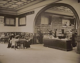 Library Interior, Claflin University, Orangeburg, South Carolina, USA, 1899