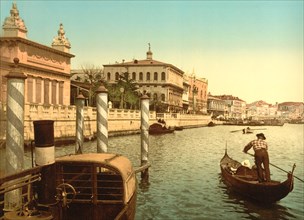 Near St. Mark's, Venice, Italy, Photochrome Print, Detroit Publishing Company, 1900