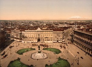 Panorama from Cathedral, Milan, Italy, Photochrome Print, Detroit Publishing Company, 1900