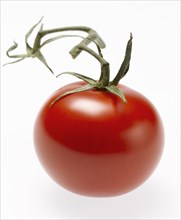 Whole Red Cherry Tomato with Stem