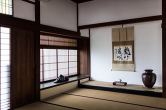 Traditional Japanese House, Interior, Nanzen-Ji Temple, Kyoto, Japan