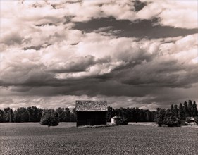 Old Barn In Field