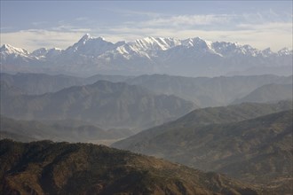 Himalayas in Distance, Northern India II