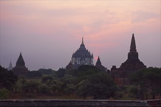 Pagodas at Sunset, Bagan, Myanmar