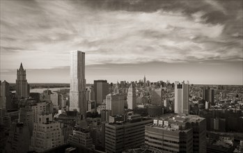 Skyline Looking North from Downtown, Manhattan, New York City, USA