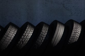 Row of Tires