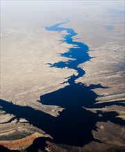 Large River, Aerial, Colorado, USA