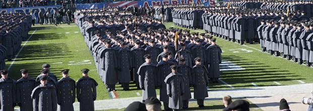 Military Procession, 110th Army-Navy Football Game, Philadelphia, Pennsylvania, USA