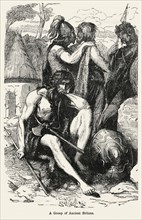A Group of Ancient Britons, Illustration from John Cassell's Illustrated History of England, Vol. I from the earliest period to the reign of Edward the Fourth, Cassell, Petter and Galpin, 1857