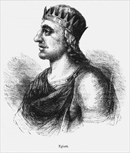 Egbert (King of Wessex), Illustration from John Cassell's Illustrated History of England, Vol. I from the earliest period to the reign of Edward the Fourth, Cassell, Petter and Galpin, 1857