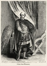 William, Duke of Normandy, Illustration from John Cassell's Illustrated History of England, Vol. I from the earliest period to the reign of Edward the Fourth, Cassell, Petter and Galpin, 1857