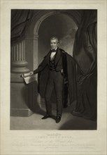 James Knox Polk (1795-1849), 11th President of the United States, Engraving by J. Sartain from an Original Painting by Thomas Sully, 1845