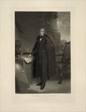 William Henry Harrison (1773-1841), Late President of the United States, Engraving by John Sartain from a Painting by James R. Lambdin, 1841