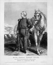 Major General Zachary Taylor, Engraving by Wm. & J.T. Howland from a drawing by S. Wallin, 1847