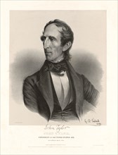 John Tyler, President of the United States, 1841, Born 29th day of March 1790, from life on Stone by Chs. Fenderich, Lithograph, 1841