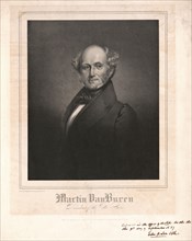 Martin Van Buren, President of the United States, Lithograph by Philip Haas from an Original Painting by H. Inman, 1837