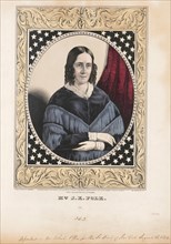 Mrs. J.K. Polk, Lithograph by Nathaniel Currier from a Daguerreotype by Plumbe, 1846