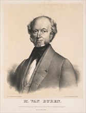 Martin Van Buren, Portrait, Lithograph from an Original Drawing by D. Dickinson, Printed by T. Sinclair, Philadelphia, 1844