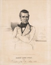 James Knox Polk, Elected, President of the United States, 1844, Haas Lith., Washington City