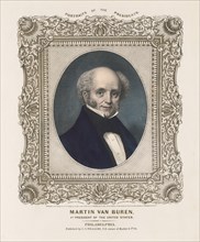 Martin Van Buren, Eighth President of the United States, from Life on Stone by A. Newsam, Lithograph by A. Duval, Published by C.S. Williams, Philadelphia, 1846