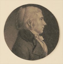 William Henry Harrison, 9th President of the United States, Head and Shoulders Profile Portrait as a Delegate Member of the House of Representatives from the Northwest Territory, Engraving, Charles Ba...