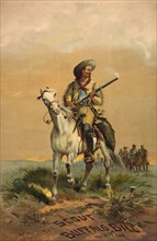 The Scout Buffalo Bill, Hon. W.F. Cody, Lithograph by Forbes Co., from a Painting by Paul Frenzeny, 1880's