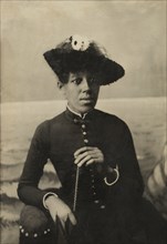 Half-Length Portrait of African American Woman Wearing Hat and Holding Parasol, William A. Gladstone Collection of African American Photographs, 1860's