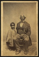 African American Man and Child, Full-length Portrait, by Bundy & Williams, William A. Gladstone Collection of African American Photographs, 1860's