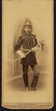Captain Thomas C. Lebo, 10th U.S. Cavalry Regiment, Company K, Full-Length Portrait Wearing Officer's Dress Uniform, Holding Sword, by John C.H. Grabill, William A. Gladstone Collection of African Ame...
