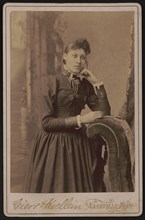Lillian Parker Thomas, African American Journalist, Cabinet Card, Giers & Koellein, Nashville, Tenn., William Henry Richards Collection, 1890