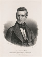 James K. Polk, Governor of the State of Tennessee, from life & on stone by Chas. Fenderich, Lithograph, P.S. Duval, 1838