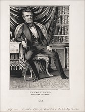 James K. Polk, Freedom's Champion, 11th President of the United States, Lithograph, Sarony & Major, 1846