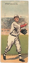 Zack D. Wheat, Brooklyn Dodgers, Baseball Card Portrait, American Tobacco Company, 1911