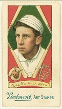 Eddie Collins, Philadelphia Athletics, Baseball Card Portrait, Liggett & Myers Tobacco Company, 1914